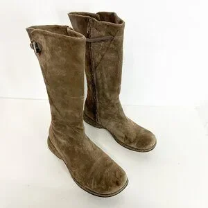 Teva Shoes Teva Montecito 426 Brown Suede Leather Mid Calf